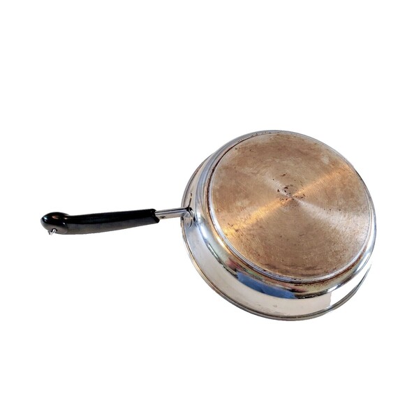 Revere Ware 9” Stainless Steel Disk Bottom Tri-Ply Skillet/Fry Pan, #901 –No Lid - Picture 8 of 12